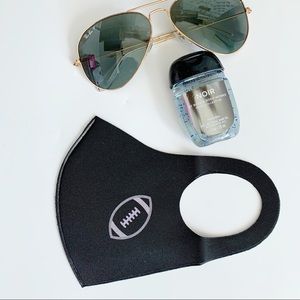 Football Face Mask - Black